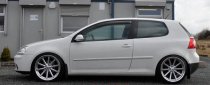 NEW 19 INCH OEMS 110 ALLOY WHEEL IN SILVER WITH POLISHED FACE WITH DEEPER CONCAVE 9.5" REAR 5x120