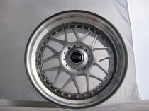 NEW 18 INCH LRN BLITZ ALLOY WHEELS IN SILVER WITH POLISHED STEPPED DISH, DEEPER 9″ REAR OPTION 5x120