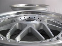 NEW 18 INCH LRN BLITZ ALLOY WHEELS IN SILVER WITH POLISHED STEPPED DISH, DEEPER 9" REAR OPTION 5x120