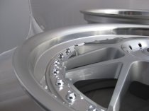 NEW 18" LRN BLITZ ALLOY WHEELS IN SILVER WITH POLISHED STEPPED DISH, DEEPER 9" REAR OPTION