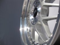 NEW 18 INCH LRN BLITZ ALLOY WHEELS IN SILVER WITH POLISHED STEPPED DISH, DEEPER 9" REAR OPTION 5x120