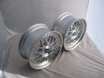 NEW 18" LRN BLITZ ALLOY WHEELS IN SILVER WITH POLISHED STEPPED DISH, DEEPER 9" REAR OPTION