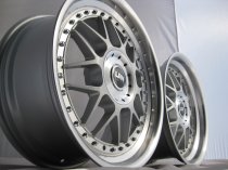 NEW 18 INCH LRN BLITZ ALLOY WHEELS IN SILVER WITH POLISHED STEPPED DISH, DEEPER 9" REAR OPTION 5x120
