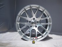NEW 18 INCH ZITO 935 CSL GTS ALLOY WHEELS IN HYPER SILVER 8.5" ALL ROUND ET20/35 5x120