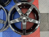 NEW 19 INCH ISPIRI ISR5 ALLOY WHEELS IN GLOSS BLACK WITH DEEPER CONCAVE 9.5″ REARS 5x120
