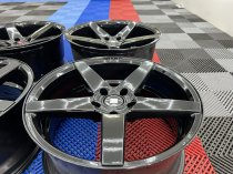 NEW 19 INCH ISPIRI ISR5 ALLOY WHEELS IN GLOSS BLACK WITH DEEPER CONCAVE 9.5" REARS 5x120
