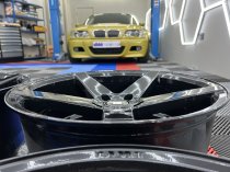 NEW 19 INCH ISPIRI ISR5 ALLOY WHEELS IN GLOSS BLACK WITH DEEPER CONCAVE 9.5" REARS 5x120