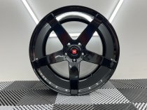 NEW 19 INCH ISPIRI ISR5 ALLOY WHEELS IN GLOSS BLACK WITH DEEPER CONCAVE 9.5" REARS 5x120