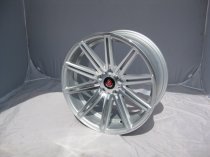 NEW 18" AXE EX15 ALLOY WHEELS IN SILVER WITH POLISHED FACE, DEEP CONCAVE 9" ALL ROUND
