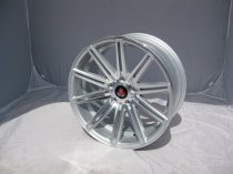 NEW 18 INCH AXE EX15 ALLOY WHEELS IN SILVER WITH POLISHED FACE, DEEP CONCAVE 9" ALL ROUND 5x112