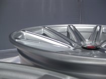 NEW 18 INCH AXE EX15 ALLOY WHEELS IN SILVER WITH POLISHED FACE, DEEP CONCAVE 9" ALL ROUND 5x112
