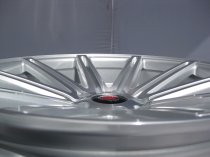 NEW 18 INCH AXE EX15 ALLOY WHEELS IN SILVER WITH POLISHED FACE, DEEP CONCAVE 9" ALL ROUND 5x112