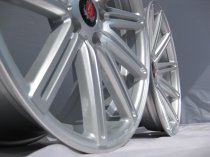 NEW 18 INCH AXE EX15 ALLOY WHEELS IN SILVER WITH POLISHED FACE, DEEP CONCAVE 9" ALL ROUND 5x112