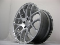 NEW 20" ISPIRI ISR1 ALLOY WHEELS IN DIAMOND SILVER, WIDER 10" REAR