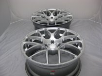 NEW 20" ISPIRI ISR1 ALLOY WHEELS IN DIAMOND SILVER, WIDER 10" REAR