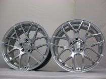 NEW 20" ISPIRI ISR1 ALLOY WHEELS IN DIAMOND SILVER, WIDER 10" REAR