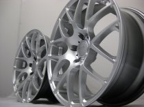 NEW 20 INCH ISPIRI ISR1 ALLOY WHEELS IN DIAMOND SILVER WITH DEEPER CONCAVE 10" REAR 5x120