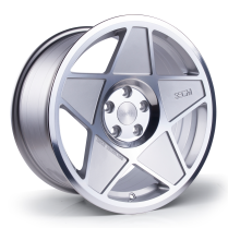 NEW 16" 3SDM 0.05 ALLOY WHEELS IN SILVER POLISHED WITH DEEPER CONCAVE 9" REAR