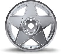 NEW 16 INCH 3SDM 0.05 ALLOY WHEELS IN SILVER WITH POLISHED FACE AND DEEPER CONCAVE 9" REAR OPTION 4x100