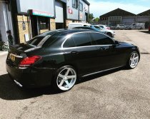 NEW 20 INCH OEMS 115 ALLOY WHEELS IN SILVER WITH POLISHED FACE AND DEEPER CONCAVE 10" REAR OPTION 5x112