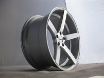 NEW 20 INCH OEMS 115 ALLOY WHEELS IN SILVER WITH POLISHED FACE AND DEEPER CONCAVE 10" REAR OPTION 5x112