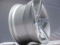NEW 20" OEMS 115 DEEP CONCAVE ALLOY WHEELS IN SILVER POL WITH DEEP DISH, WIDER 10" REAR et35/42