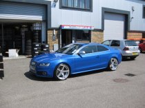 NEW 20 INCH OEMS 115 ALLOY WHEELS IN SILVER WITH POLISHED FACE AND DEEPER CONCAVE 10" REAR OPTION 5x112