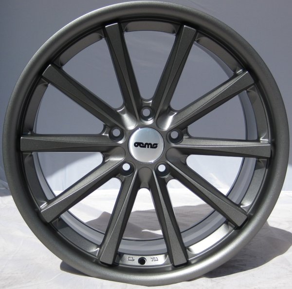 NEW 19 INCH OEMS 110 ALLOY WHEELS IN MATT GUNMETAL, DEEPER CONCAVE 9.5" ALL ROUND 5x112