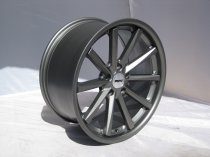 NEW 19 INCH OEMS 110 ALLOY WHEELS IN MATT GUNMETAL, DEEPER CONCAVE 9.5" ALL ROUND 5x112