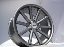 NEW 19 INCH OEMS 110 ALLOY WHEELS IN MATT GUNMETAL, DEEPER CONCAVE 9.5" ALL ROUND 5x112