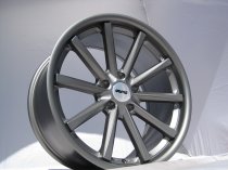 NEW 19" OEMS 110 CONCAVED ALLOY WHEELS IN MATT GUNMETAL, WIDER 9.5" ALL ROUND