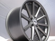 NEW 19" OEMS 110 CONCAVED ALLOY WHEELS IN MATT GUNMETAL, WIDER 9.5" ALL ROUND