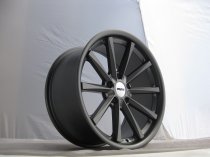 NEW 19 INCH OEMS 110 ALLOY WHEELS IN MATT GUNMETAL, DEEPER CONCAVE 9.5" ALL ROUND 5x112
