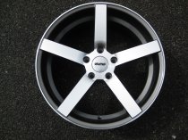 NEW 19" OEMS 115 DEEP CONCAVE ALLOY WHEELS IN GUNMETAL WITH POLISHED FACE WIDER 9.5" ALL ROUND