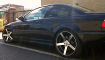 NEW 19 INCH OEMS 115 ALLOY WHEELS IN GUNMETAL WITH POLISHED FACE, DEEP CONCAVE 9.5" ALL ROUND 5x120