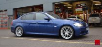 NEW 19 INCH ISPIRI ISR6 ALLOY WHEELS IN SATIN SILVER AND SATIN POLISHED FACE WITH DEEPER CONCAVE 9.5" REARS ALL ROUND 5x120