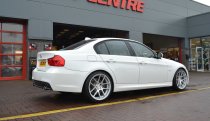 NEW 19 INCH ISPIRI ISR6 ALLOY WHEELS IN SATIN SILVER AND SATIN POLISHED FACE WITH DEEPER CONCAVE 9.5" REARS ALL ROUND 5x120