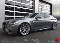 NEW 19 INCH ISPIRI ISR6 ALLOY WHEELS IN SATIN SILVER AND SATIN POLISHED FACE WITH DEEPER CONCAVE 9.5" REARS ALL ROUND 5x120