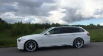 NEW 19 INCH ISPIRI ISR6 ALLOY WHEELS IN SATIN SILVER AND SATIN POLISHED FACE WITH DEEPER CONCAVE 9.5" REARS ALL ROUND 5x120