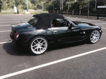 NEW 19 INCH ISPIRI ISR6 ALLOY WHEELS IN SATIN SILVER AND SATIN POLISHED FACE WITH DEEPER CONCAVE 9.5" REARS ALL ROUND 5x120