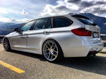 NEW 19 INCH ISPIRI ISR6 ALLOY WHEELS IN SATIN SILVER AND SATIN POLISHED FACE WITH DEEPER CONCAVE 9.5" REARS ALL ROUND 5x120