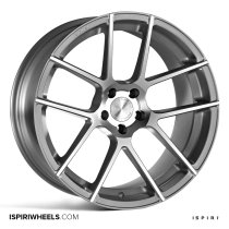 NEW 20″ ISPIRI ISR6 ALLOY WHEELS IN SATIN SILVER / SATIN POLISHED WITH DEEPER CONCAVE REARS