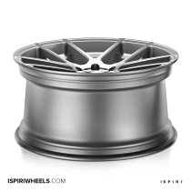 NEW 20 INCH ISPIRI ISR6 ALLOY WHEELS IN SATIN SILVER WITH SATIN POLISHED FACE AND DEEPER CONCAVE 10" REARS 5x120