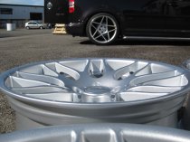 NEW 19" FOX RIVA DTM CSL ALLOY WHEEL IN SILVER WITH DEEPER CONCAVE 9" REAR