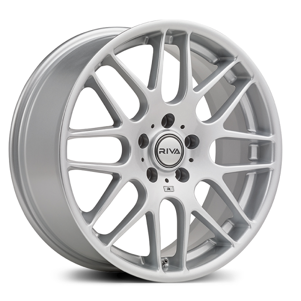 NEW 19 INCH FOX RIVA DTM CSL ALLOY WHEEL IN SILVER WITH DEEPER CONCAVE 9" REAR 5x120