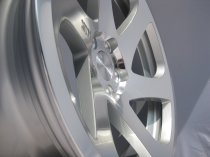 NEW 19 INCH 3SDM 0.06 ALLOY WHEELS IN SILVER WITH POLISHED FACE AND DEEPER CONCAVE 10" REAR OPTION 5x112