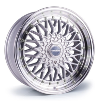 NEW 18 INCH DARE DR RS ALLOY WHEELS IN SILVER/POLISHED,WITH GOLD RIVETS, DEEP DISH 9.5″ REAR 5x120/112