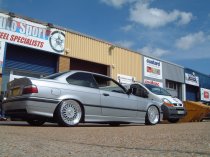 NEW 18 INCH DARE DR RS ALLOY WHEELS IN SILVER/POLISHED,WITH GOLD RIVETS, DEEP DISH 9.5" REAR 5x120/112