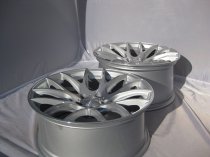 NEW 20 INCH 3SDM 0.01 ALLOY WHEELS IN SILVER WITH POLISHED FACE AND DEEPER CONCAVE 10" REAR OPTION 5x112