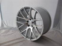 NEW 20" 3SDM 0.01 ALLOY WHEELS, POLISHED/SILVER, VERY DEEP CONCAVE 10" REARS.